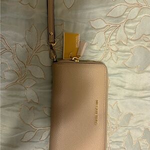 Michael Kors Beige Wristlet